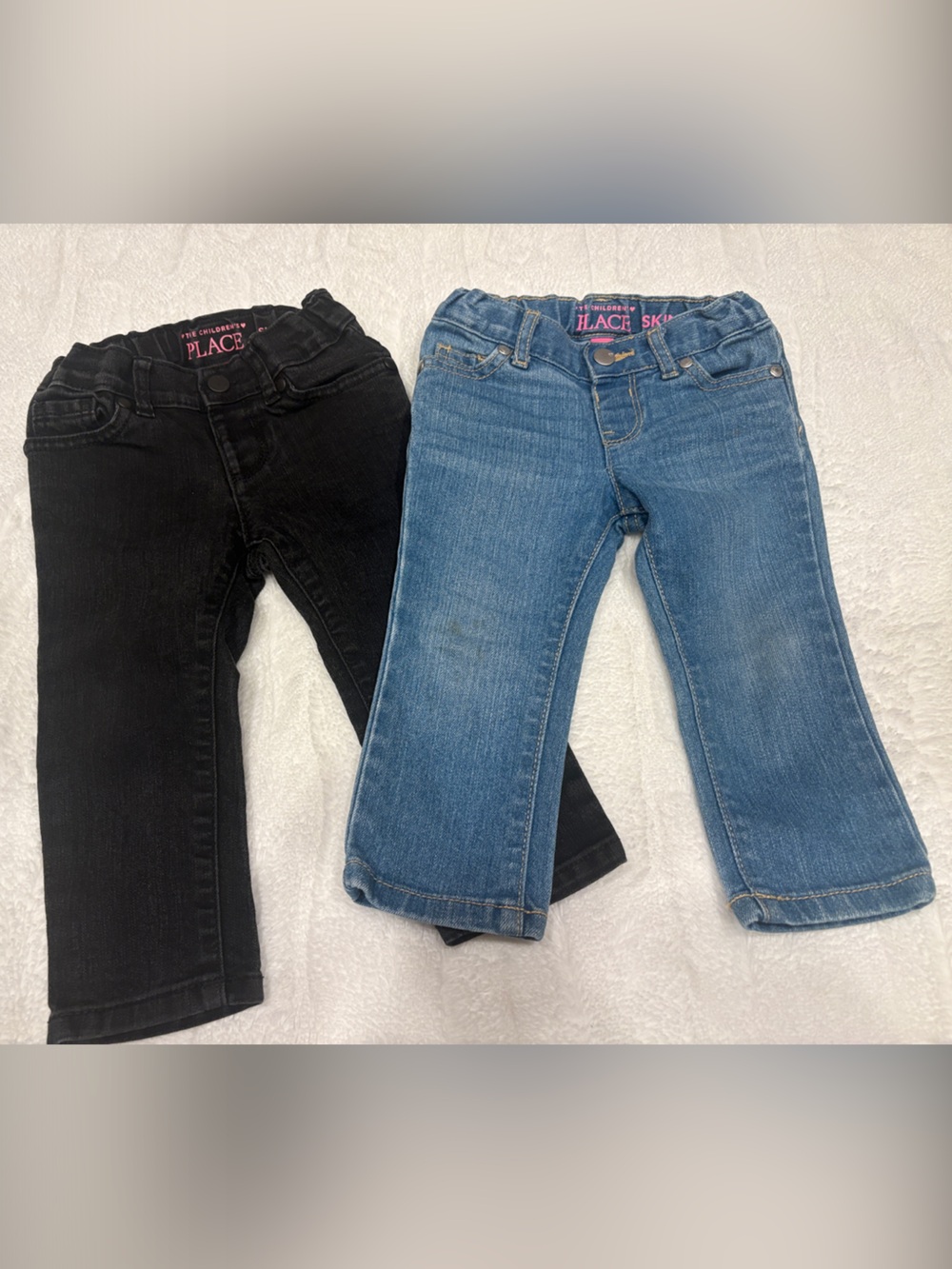 The Children's Place Black & Blue Kids Jeans Pair 18-24 months